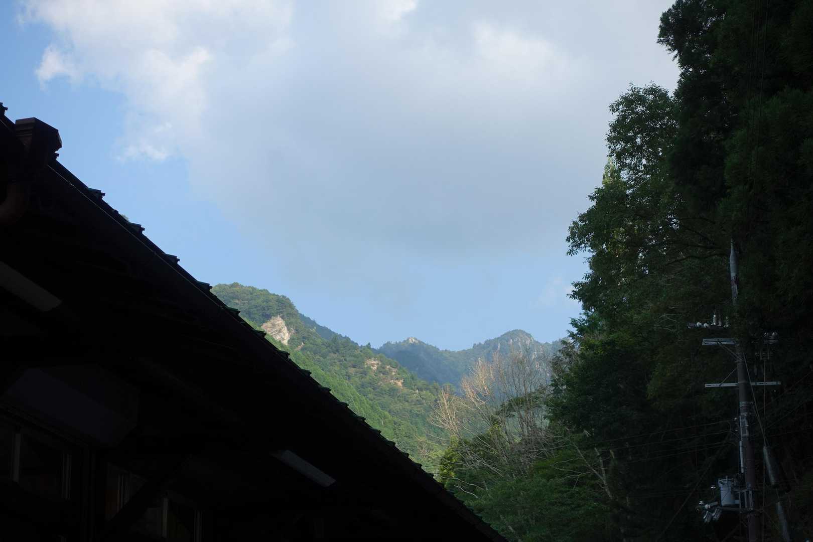 山上ヶ岳が見えました
