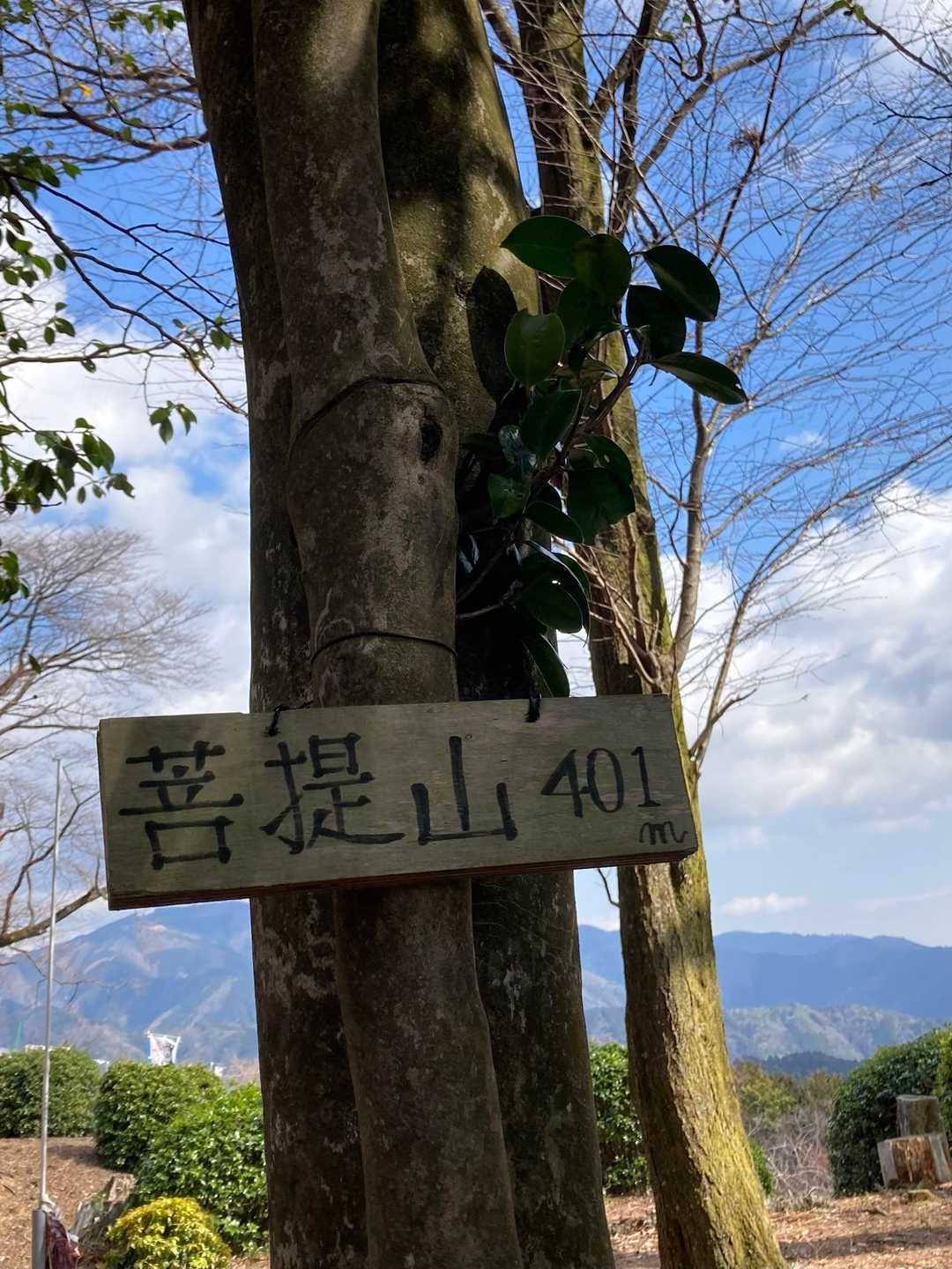 下る前にようやく見つけた看板👀