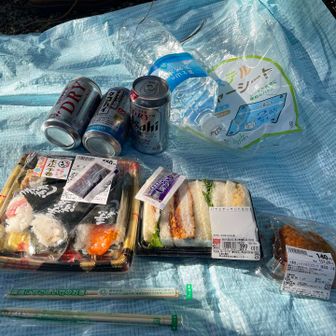 手巻き寿司、サンドウィッチ、コロッケ