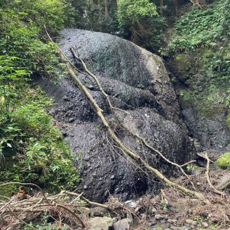 霧降りの滝　中央部