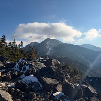 西岳からの赤岳！