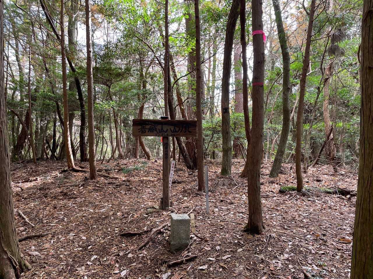 箸蔵山山頂🔺　ここまで３時間😅