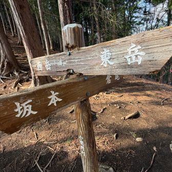 二子山西岳周回終了股峠っ🙂