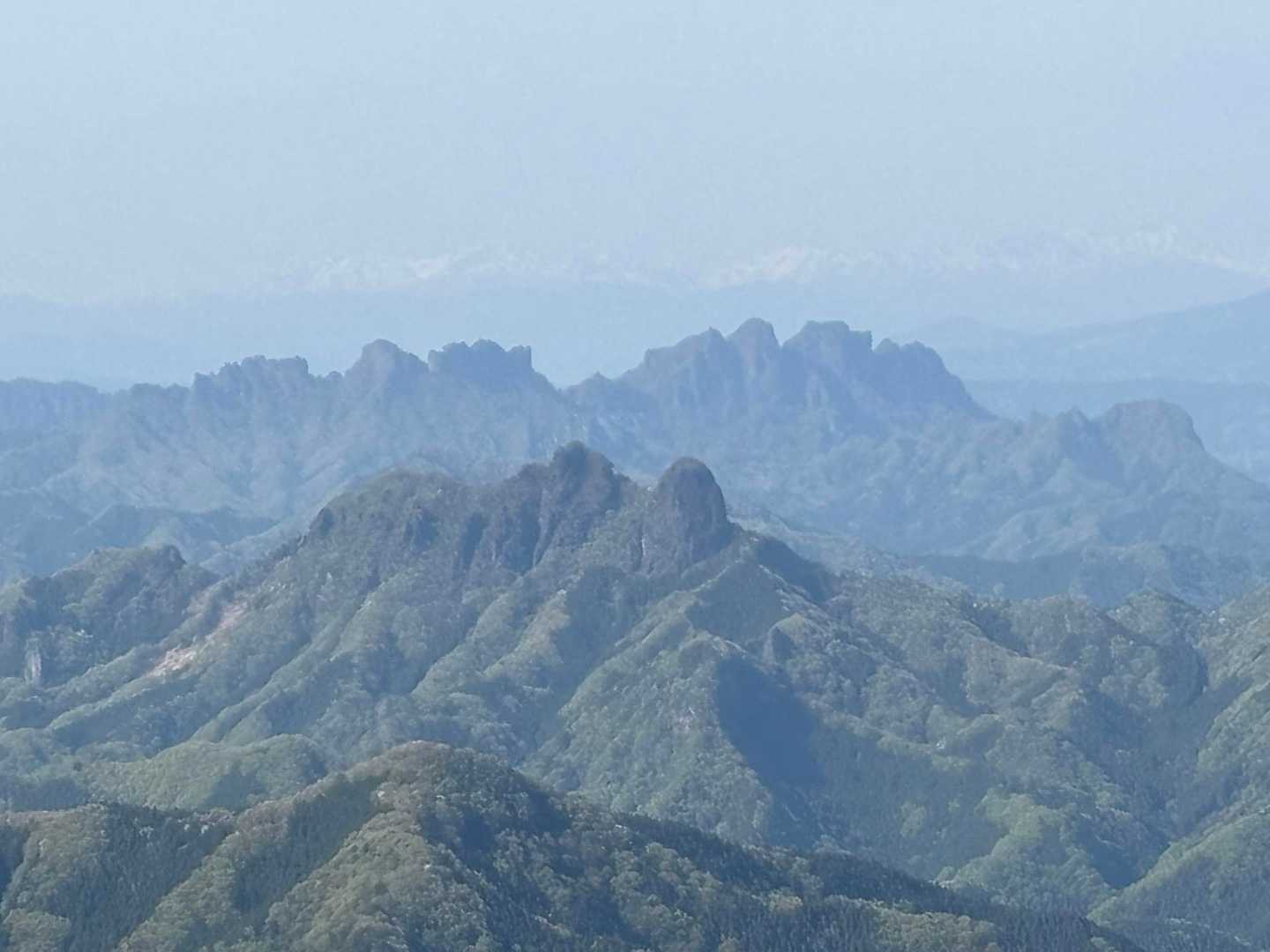 遠く、妙義山✨️✨️✨️
いいですねー！
奥にはうっすらアルプスも👀✨