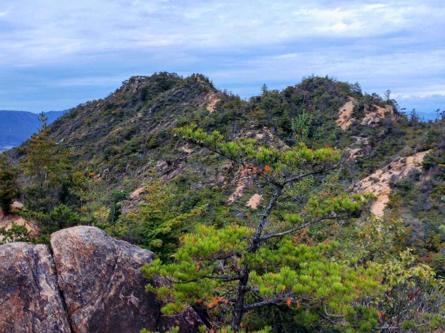 左　堂山山頂