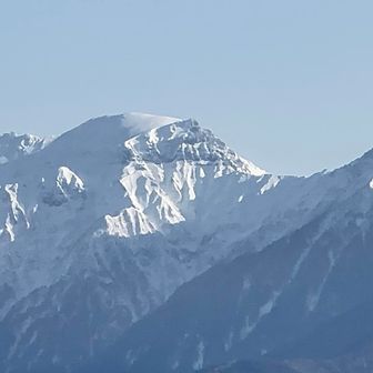 北穂。なんかエラい事になっとる