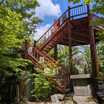 山頂の展望台