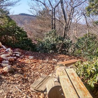 もう1個は竜ヶ岳山頂で。