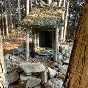 山頂に着きました