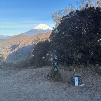 愛鷹山から望む富士山