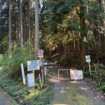 甲津畑登山口に到着