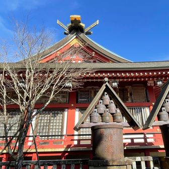 下社に降りてきました