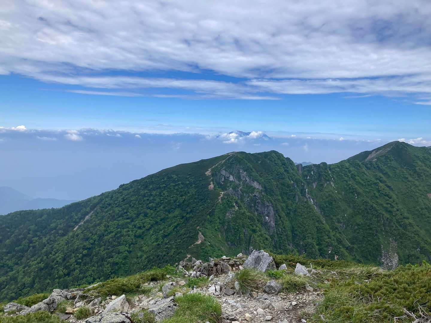 御嶽山も見える