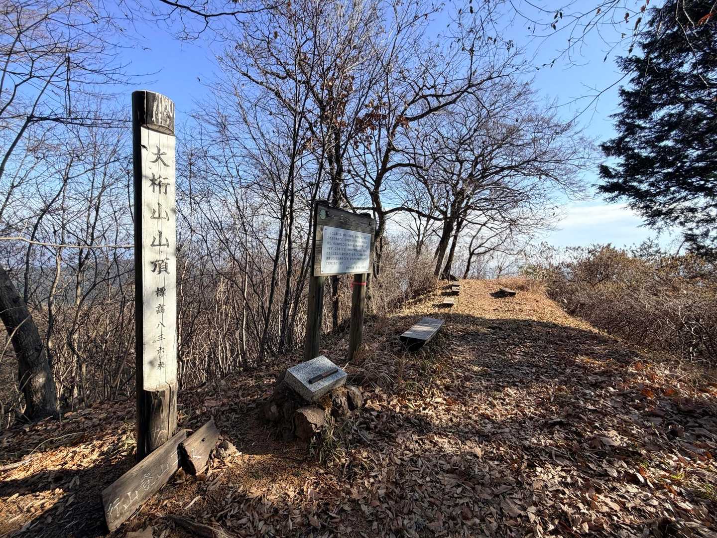 大桁山836m頂上エリア