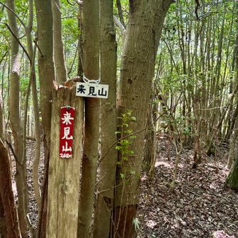 本日1座目🌟来見山🚩到着🎊標高268m⛰
すこし帰るには早い。寄り道しよう