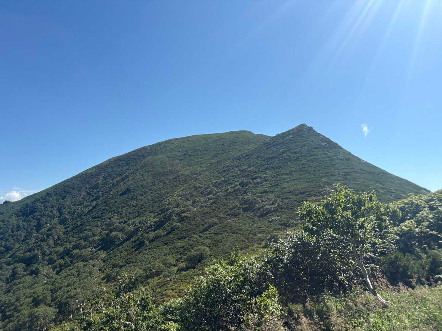 曲り沢登山口-チロロ岳 往復コースの写真