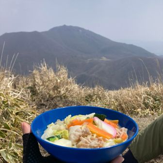 大船山を眺めながら
いただきました！
美味しかった！