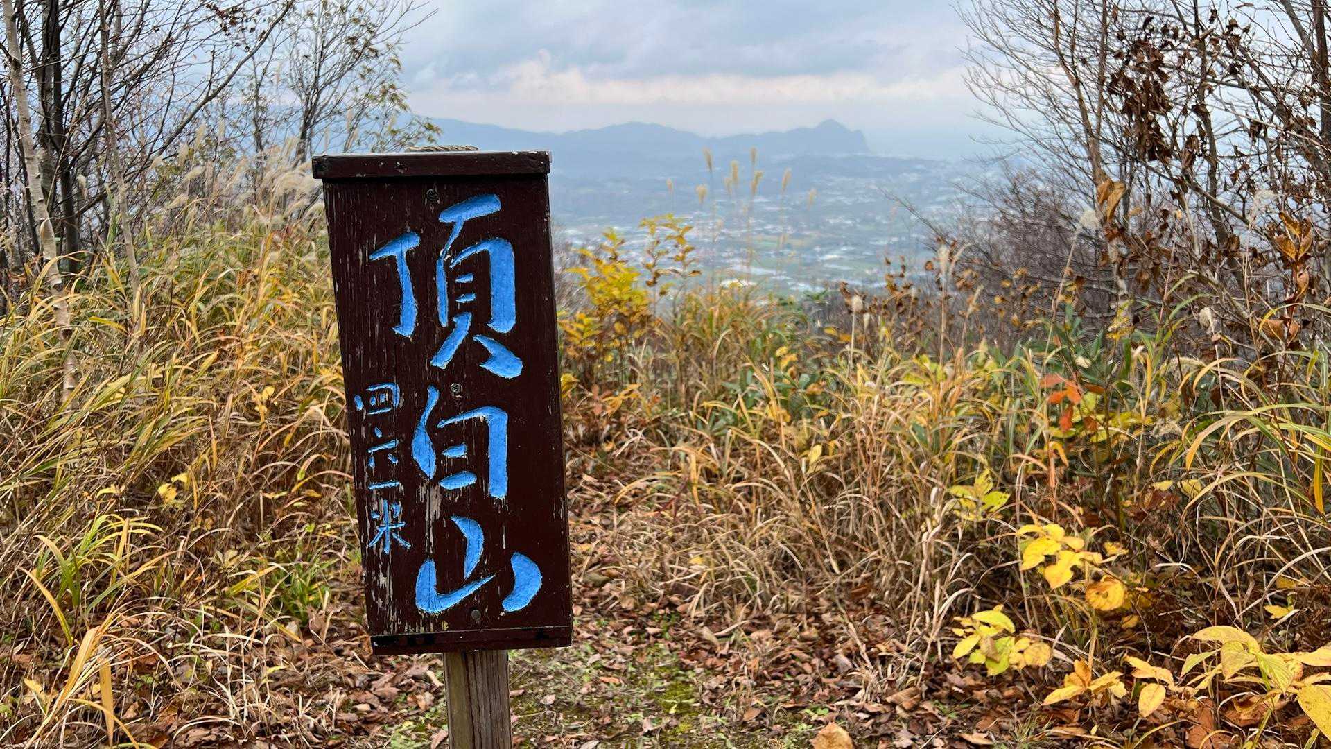 頂白山 往復コースの写真