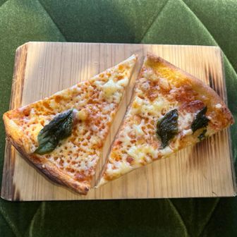 食後の焼きたてピザ🍕これが食べたかった😋‼️