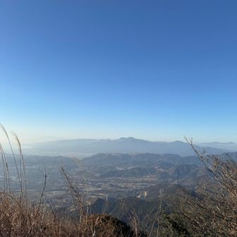 空気が澄んでいて箱根も一望