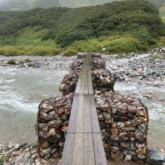 川の流れが激しい