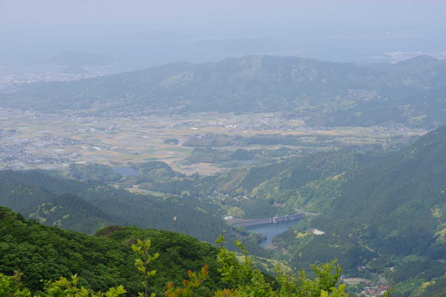 眺めはこんな感じ
瑞梅寺ダムも見えますね！