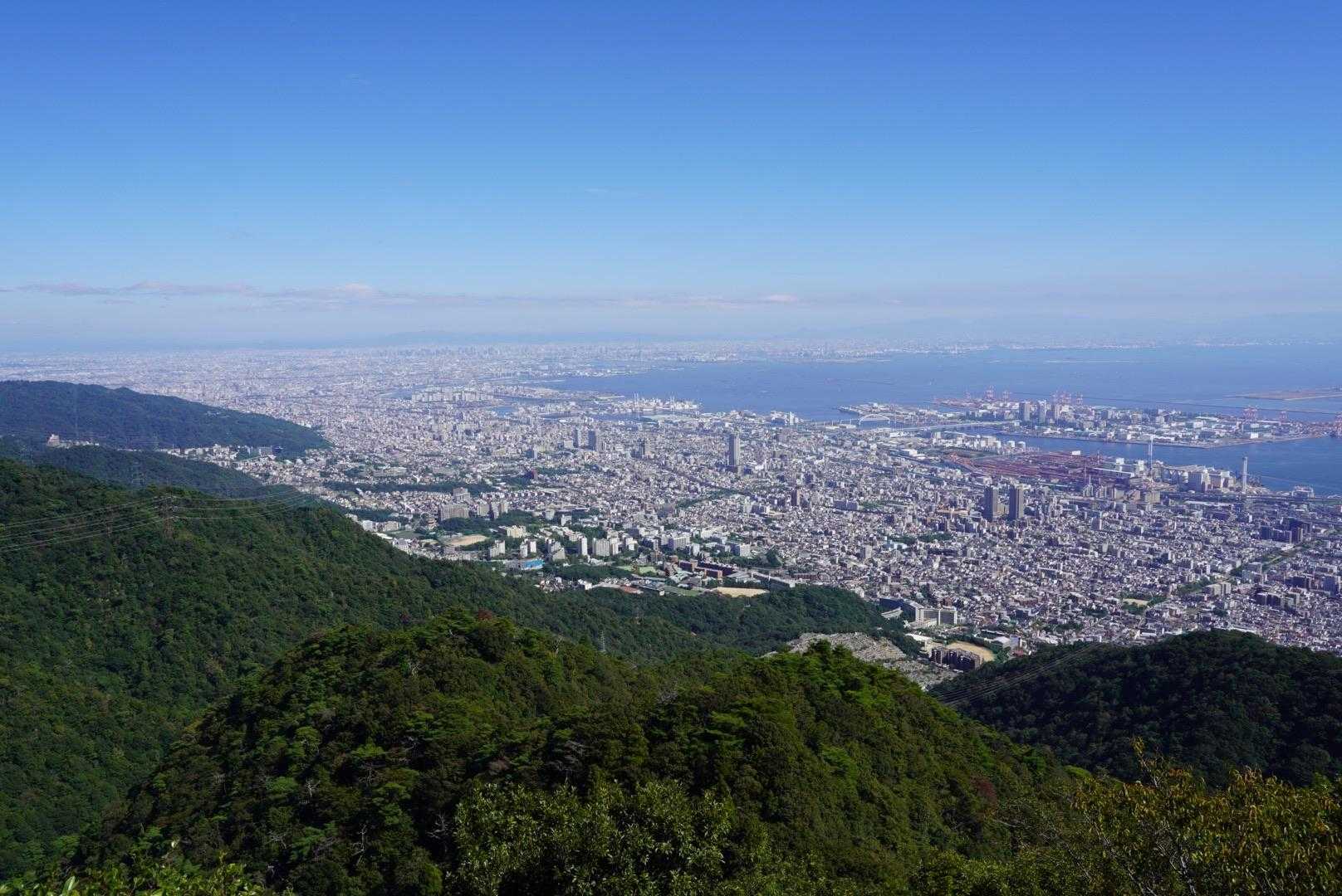 新神戸駅-滝山城跡登山口 往復コースの写真