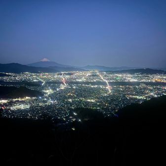 夜景と富士山の絶景
