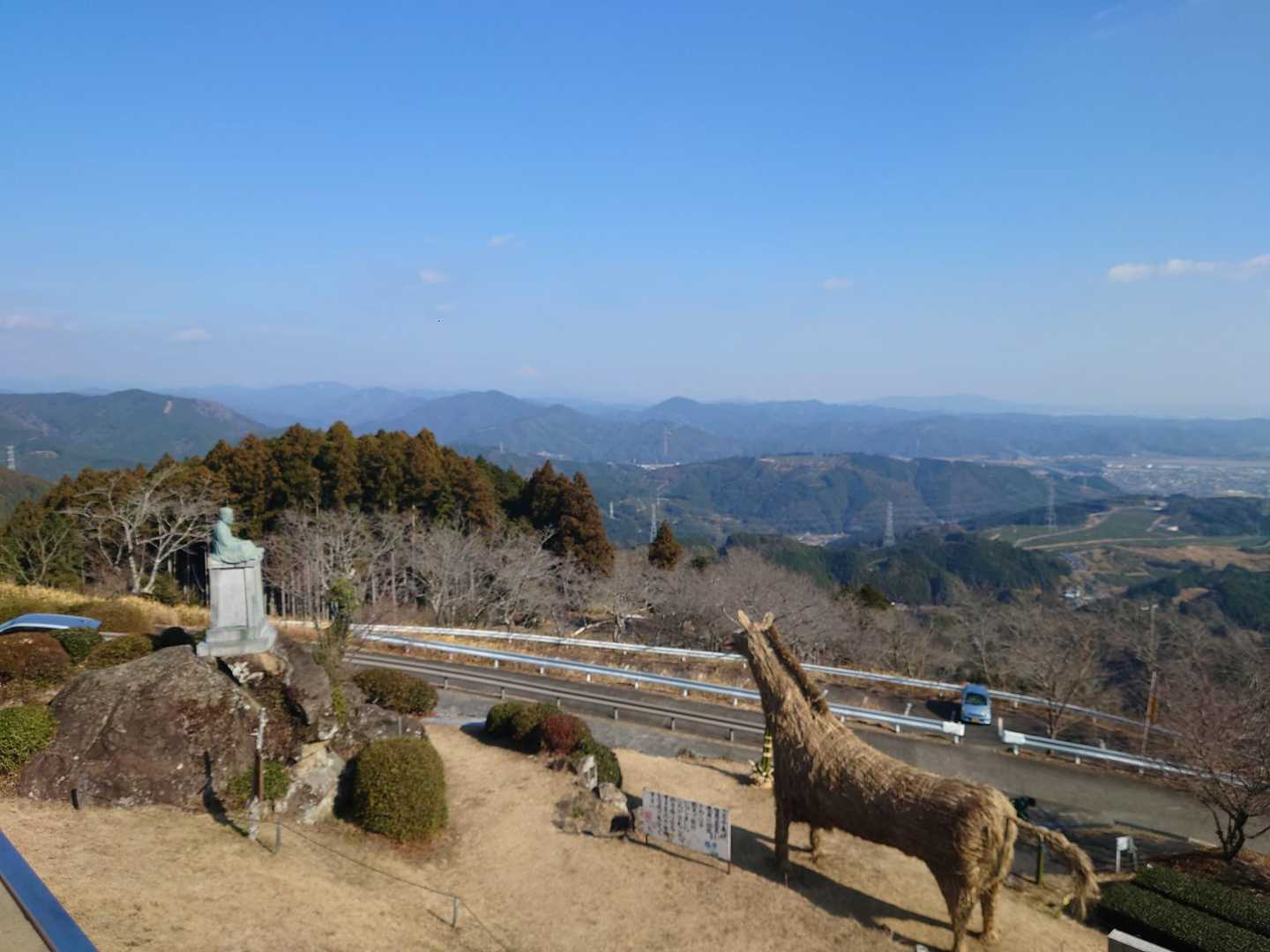 富士山ぼんやり。