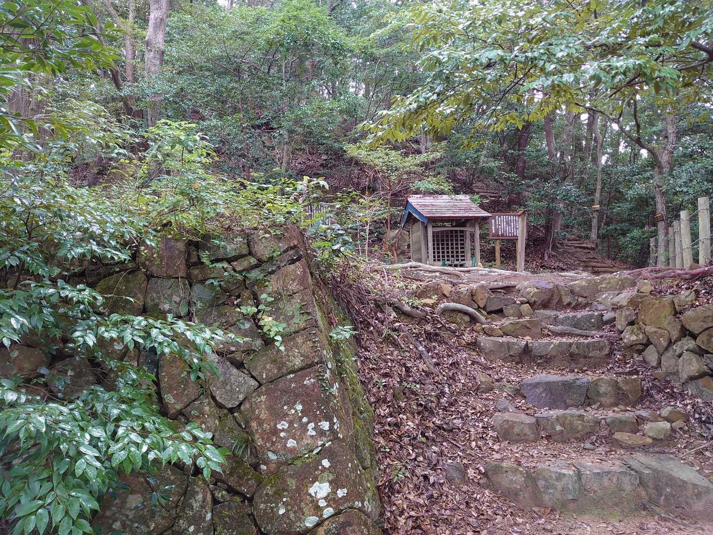 八形山登山口-八形山-ロマンの丘-八形山・歴史の散歩道入口 周回コースの写真