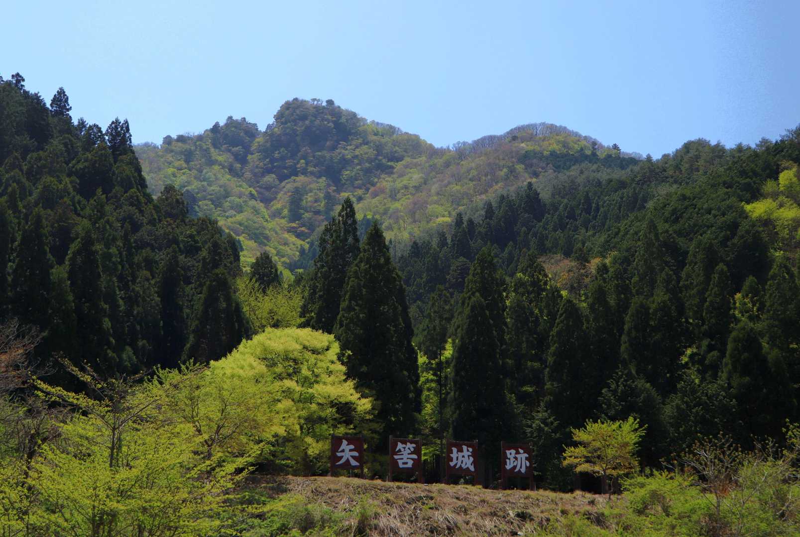 あれが矢筈山と呼ばれる所以
矢の後端(羽の切れ込み部にある弦を掛ける部分)を矢筈と呼ぶことから