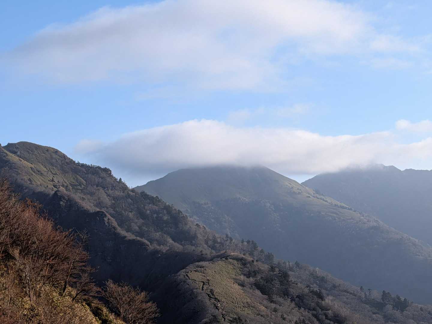 旧寒風山トンネル南口-桑瀬峠-伊予富士-寒風山 周回コースの写真