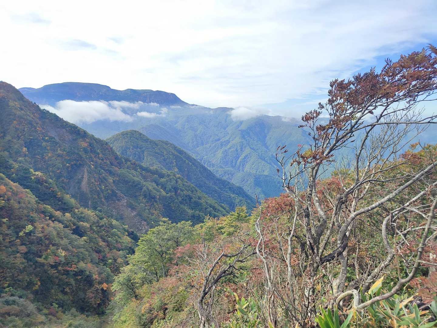 笹谷峠-雁戸山-カケスガ峰 周回コースの写真