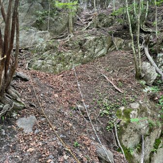 発電所からロードに繋がる道
ここが分かりにくく、やや危険な場所
