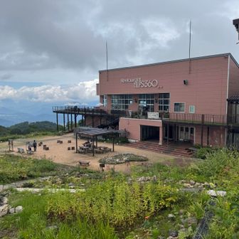 テレキャビン、アルプス平駅に到着。ゴールです。お疲れ山でした。