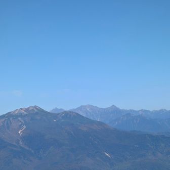 乗鞍岳と北アルプス