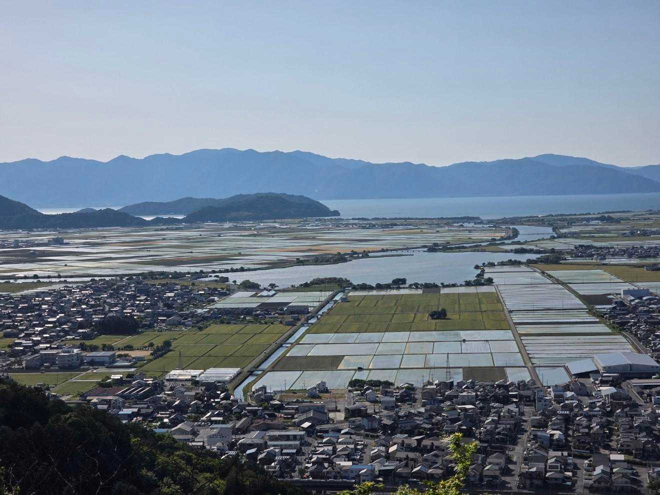 比良の山並み