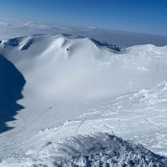 私の後に2名がお鉢を滑ってました