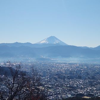 手前の甲府盆地も素敵
夜景を見るのもよいかも