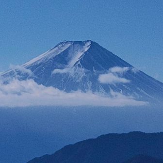 姥子山からの富士
