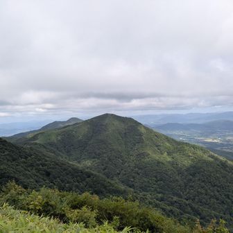 中蒜山
稜線がきれいに見えてました