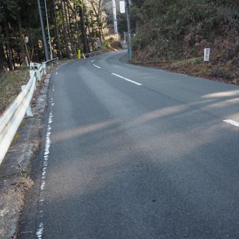 公道ですが、車の通りはほとんどないので、歩きやすいです。