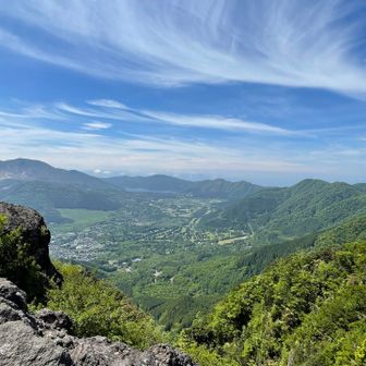 ここからの眺望👍いつも岩の上に登って見渡してます。