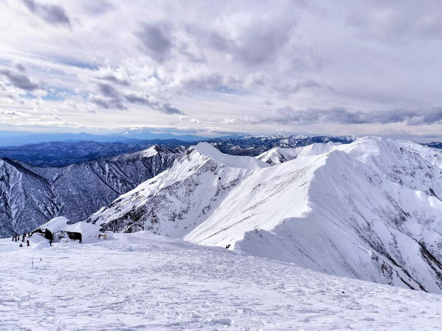 熊穴沢ノ頭-天狗の留まり場-谷川岳-登山入口 縦走コースの写真
