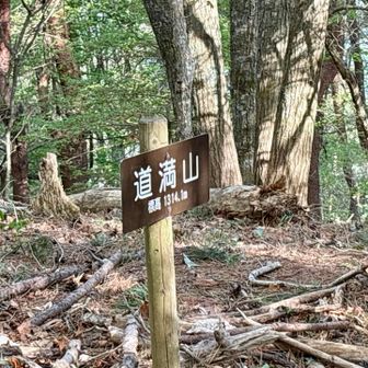 道満山経由で下山です。
