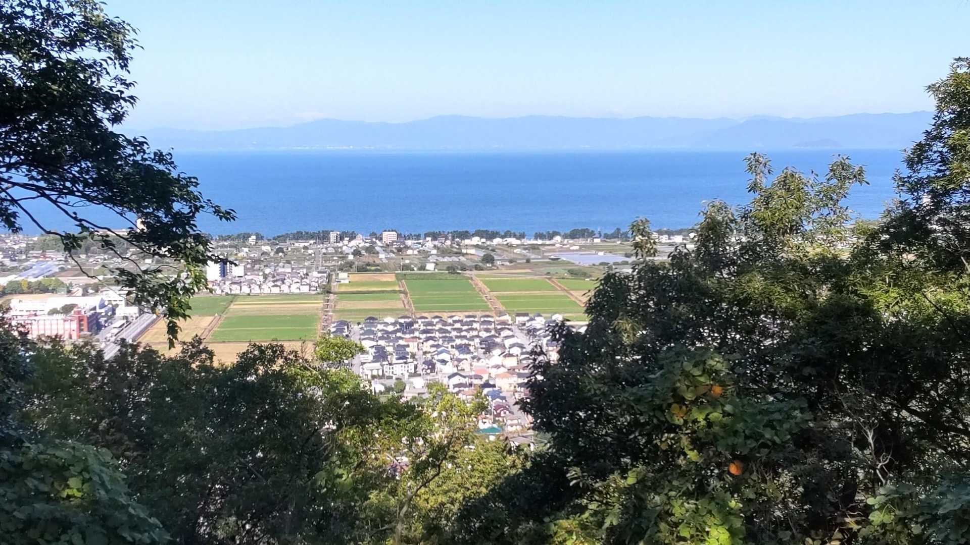 琵琶湖と比良方面
