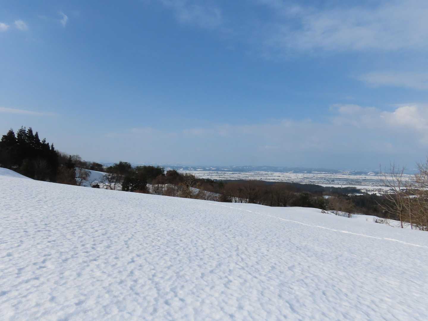 米山は見えないけど、