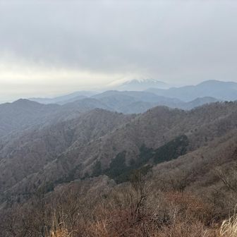 大室山・畦ヶ丸・菰釣山 晴れてたらなぁ