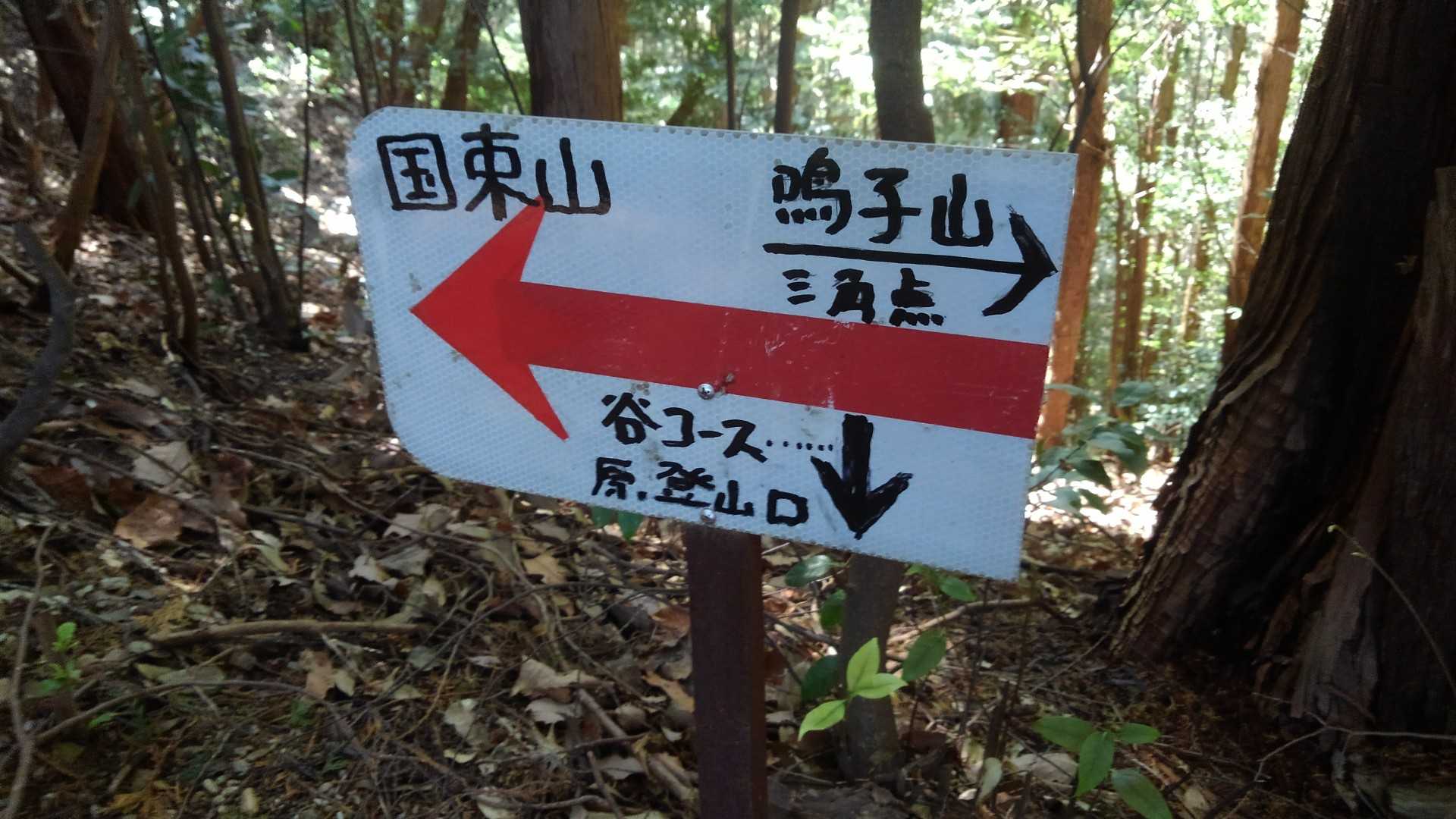 帰りは谷コース