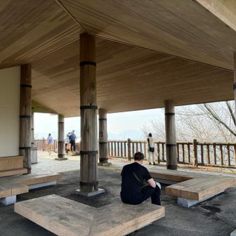 高城山まで登る人もちらほら